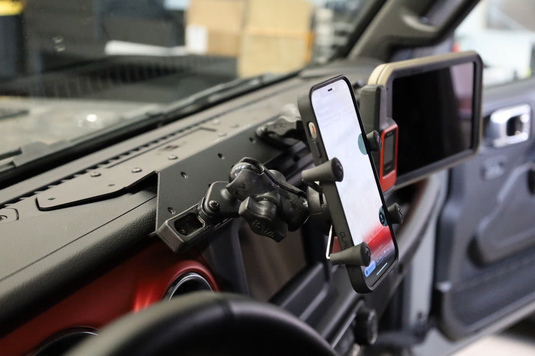 Jeep Wrangler JL/JT Powered Accessory Mount (JPAM) with accessories