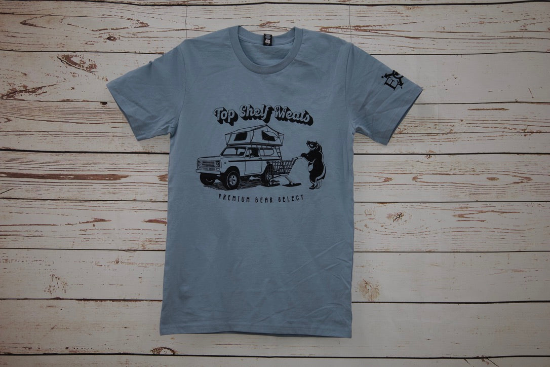 Top Shelf Meats T Shirt (Powder Blue)