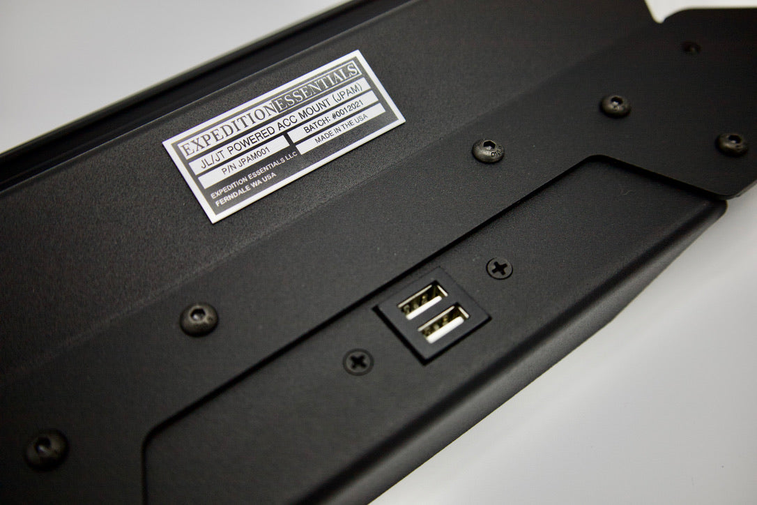 Jeep Wrangler JL/JT Powered Accessory Mount (JPAM) USB