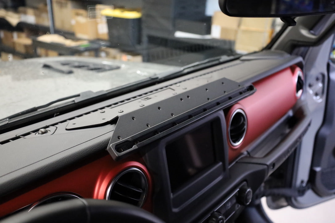 Jeep Wrangler JL/JT Powered Accessory Mount (JPAM) installed driver