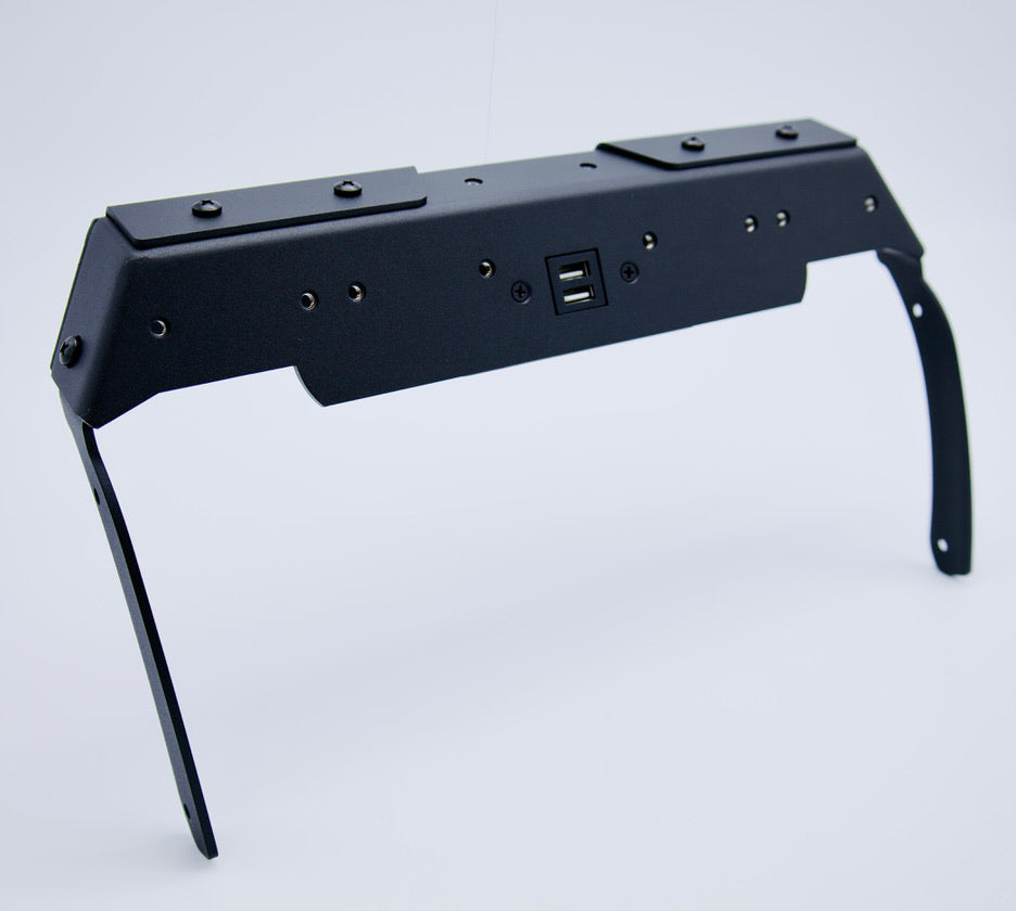 Toyota 4Runner Dash Mount Powered Accessory Mount for 5th Gen (T4RPAM) Side View