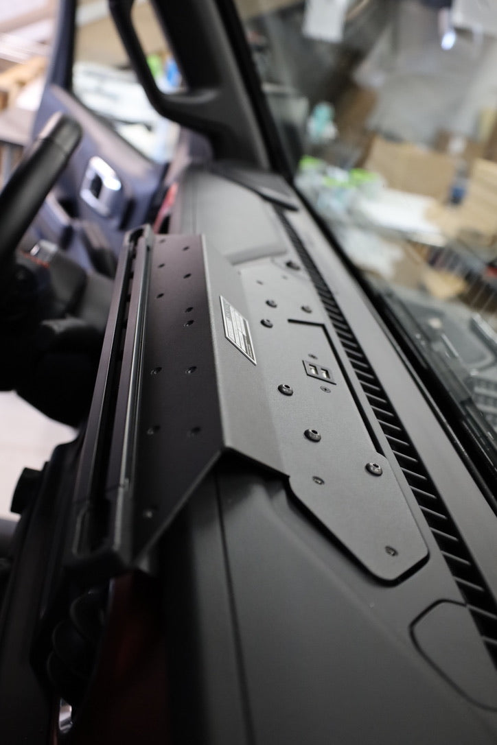 Jeep Wrangler JL/JT Powered Accessory Mount (JPAM) Installed passenger