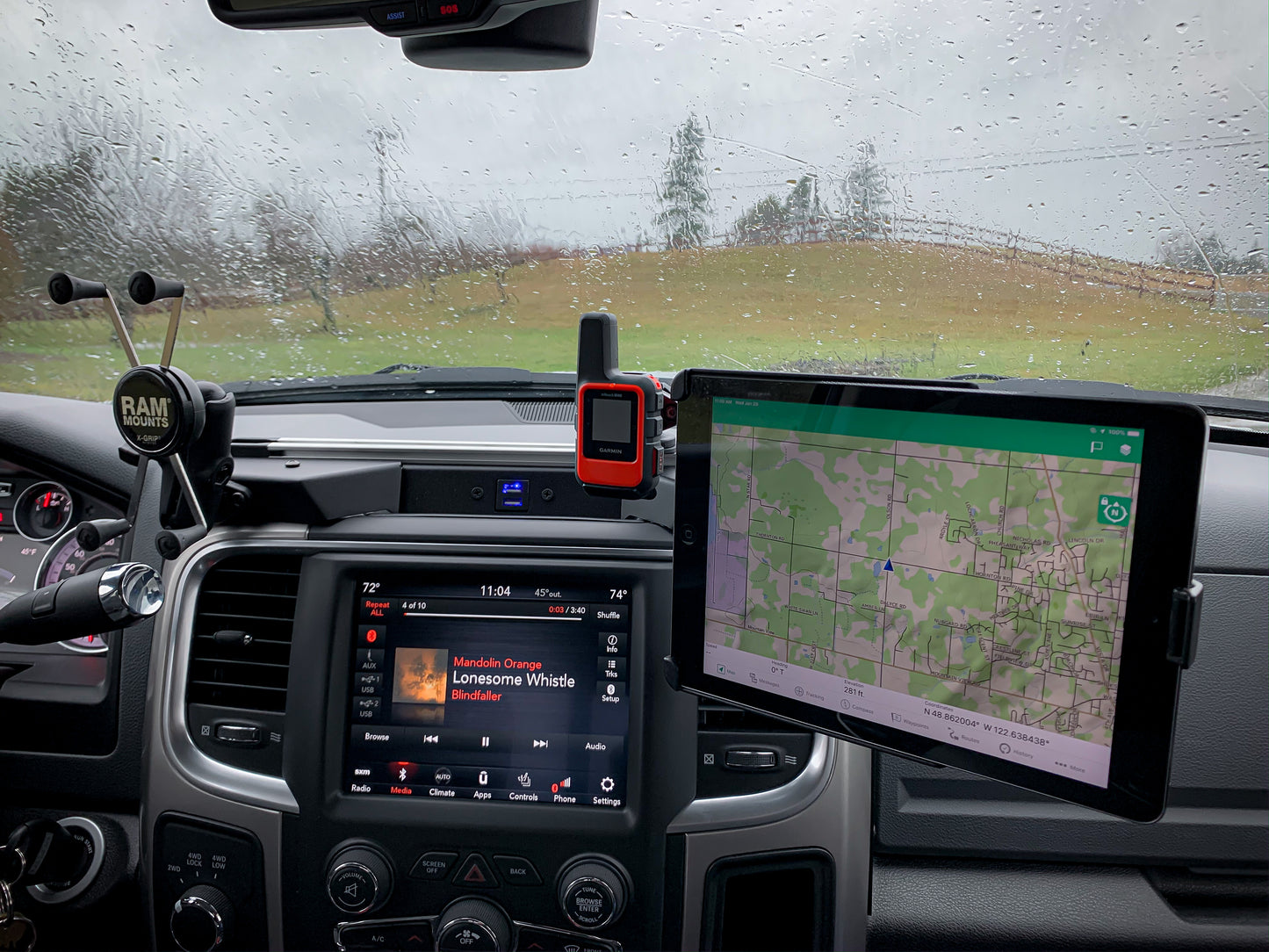 Ram Trucks 2013-2018 Powered Accessory Mount (RAMPAM) With Accessories