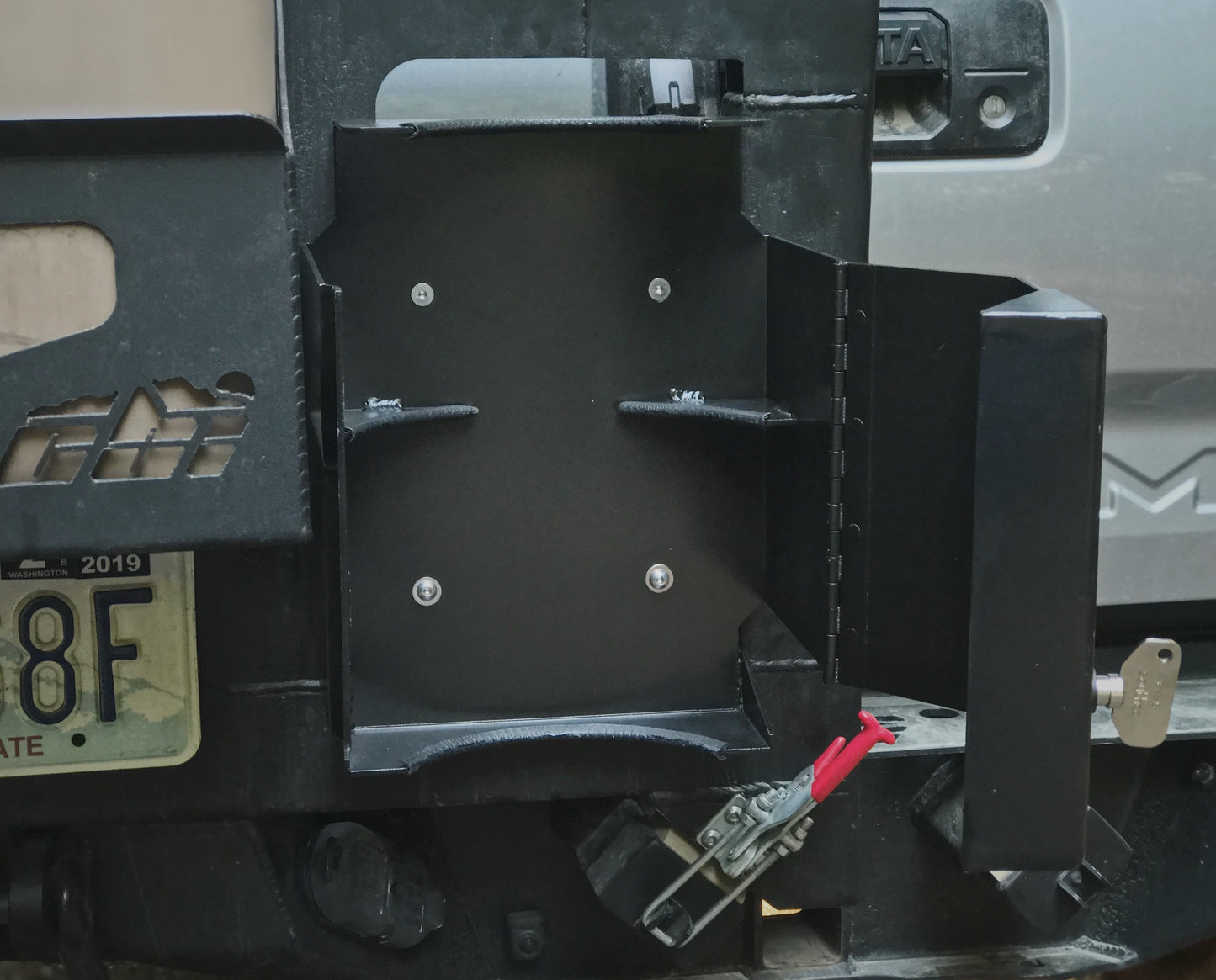 Propane Bottle Quick Mount by Expedition Essentials open