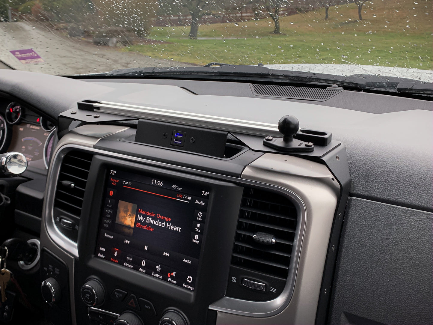 Ram Trucks 2013-2018 Powered Accessory Mount (RAMPAM) Bare no caps