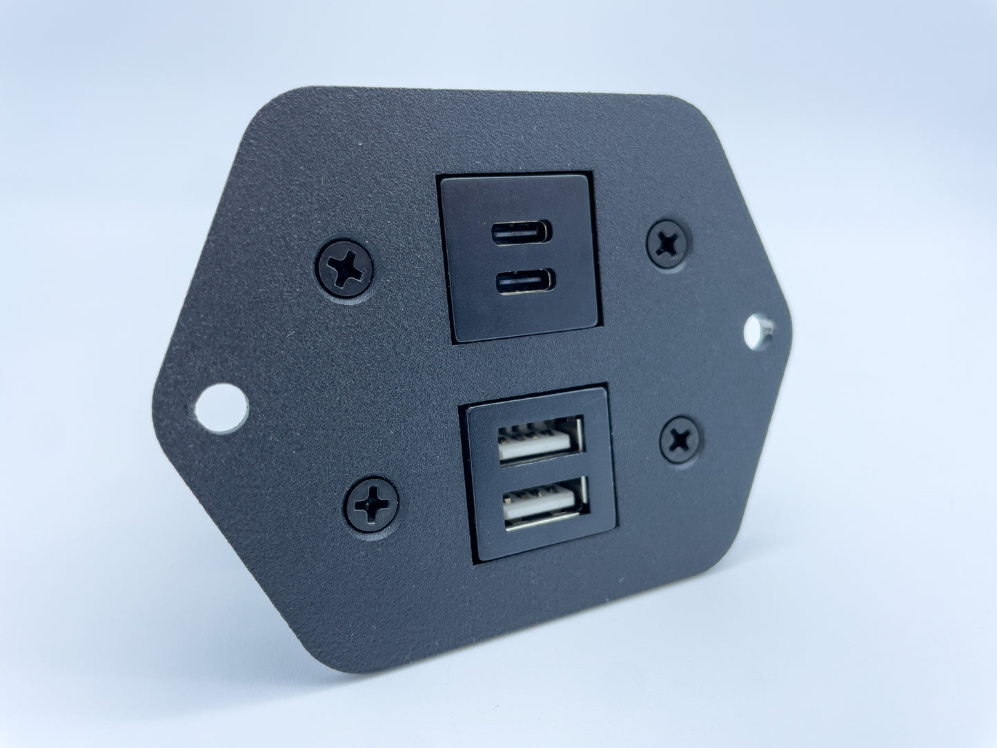 Universal Double USB Charger Plate