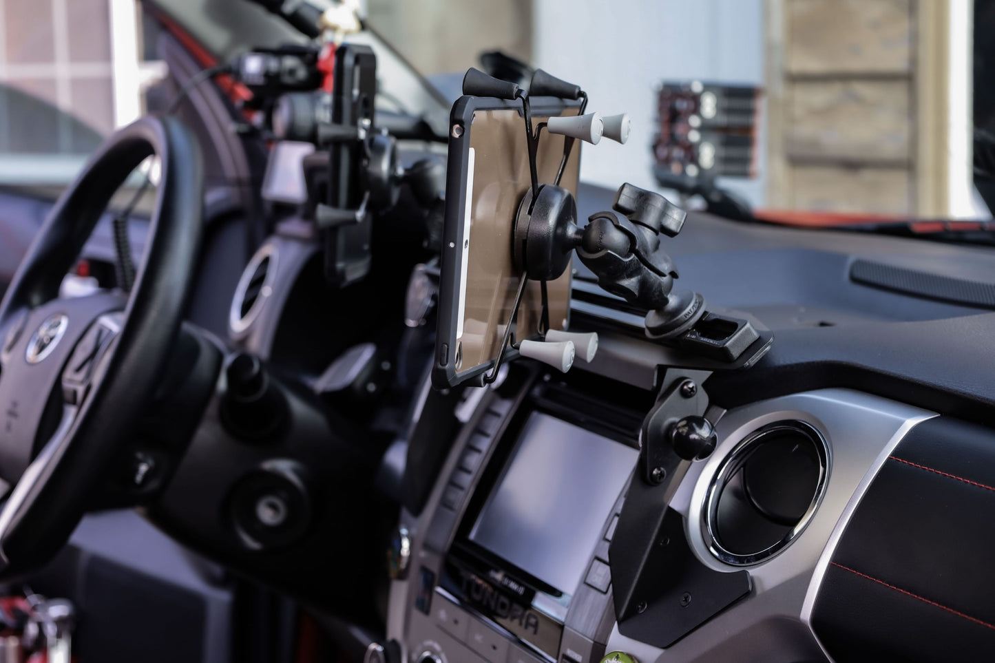 Toyota Tundra Dash Mount,  Passenger View